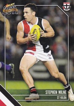 2011 Select AFL Champions #155 Stephen Milne Front